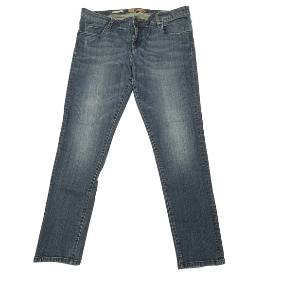 KUT from Kloth Jeans Katy Boyfriend Medium Wash Mid Rise Retro Women's Size 12 - Picture 1 of 15